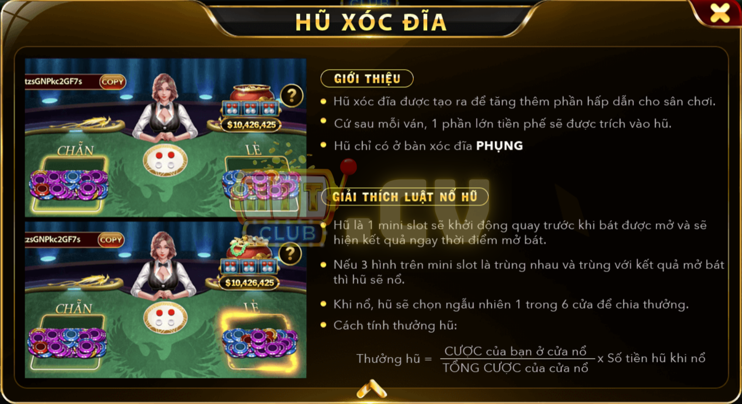 Điều kiện nổ hũ Xóc đĩa HitClub