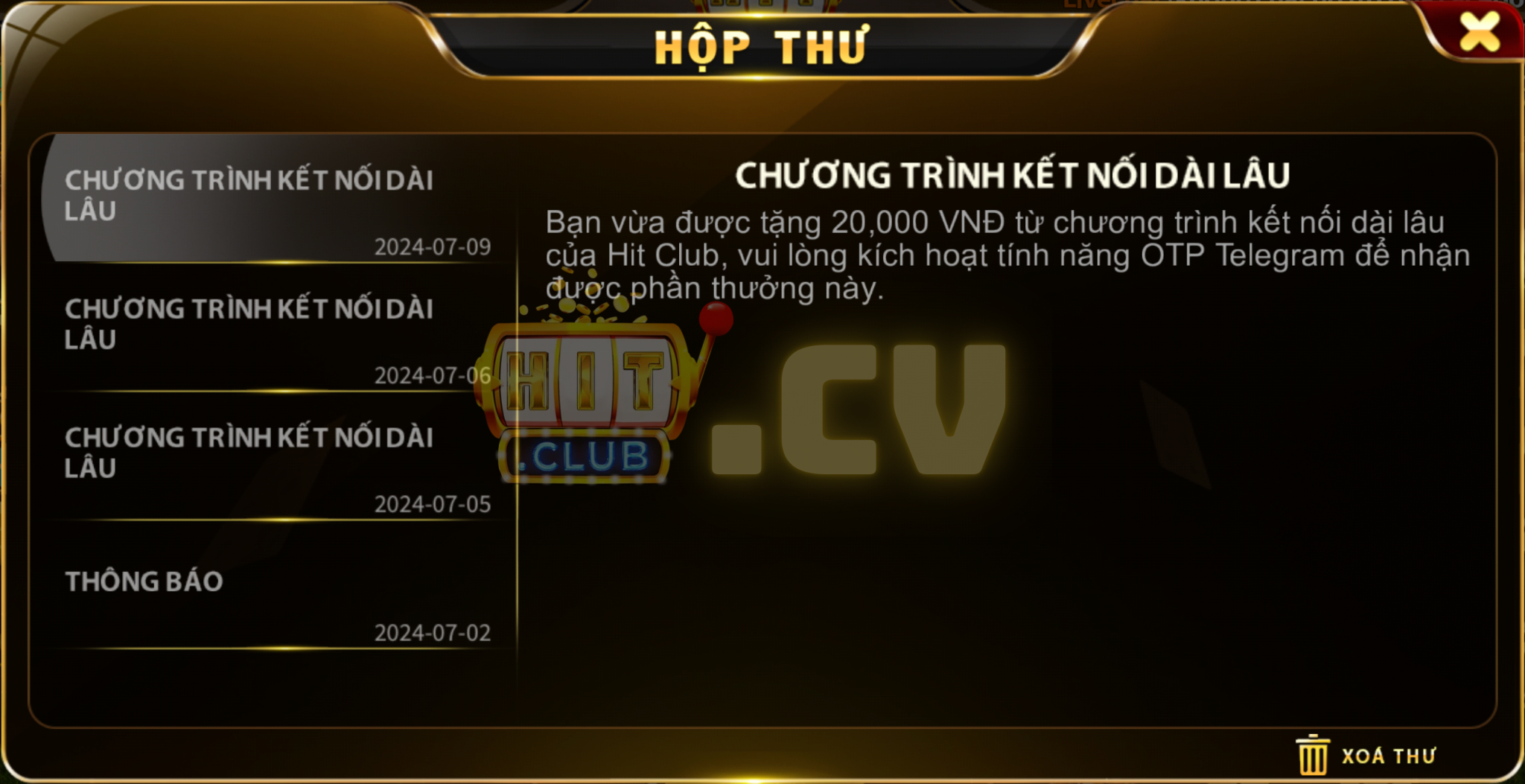 Khuyến mãi thông qua chương trình kết nối dài lâu cùng HitClub